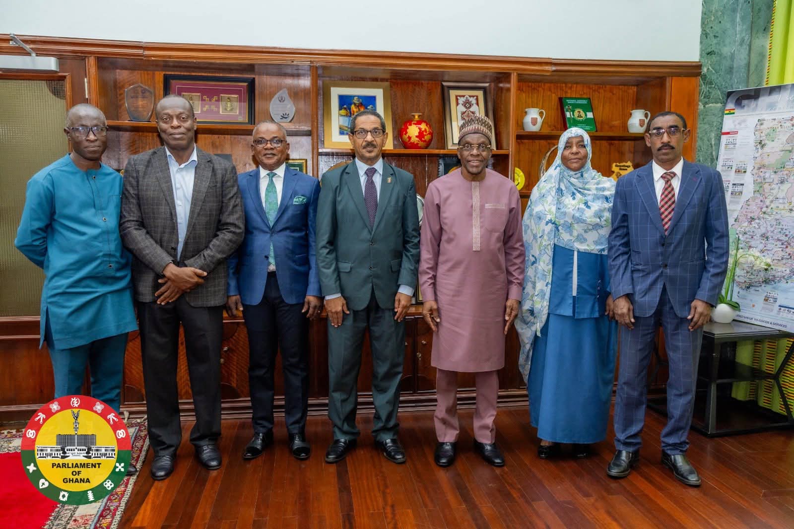 Sudanese Ambassador to Ghana, Gariballa Khidir Ali calls on Speaker of Parliament, Rt. Hon. Alban Sumana Kingsford Bagbin