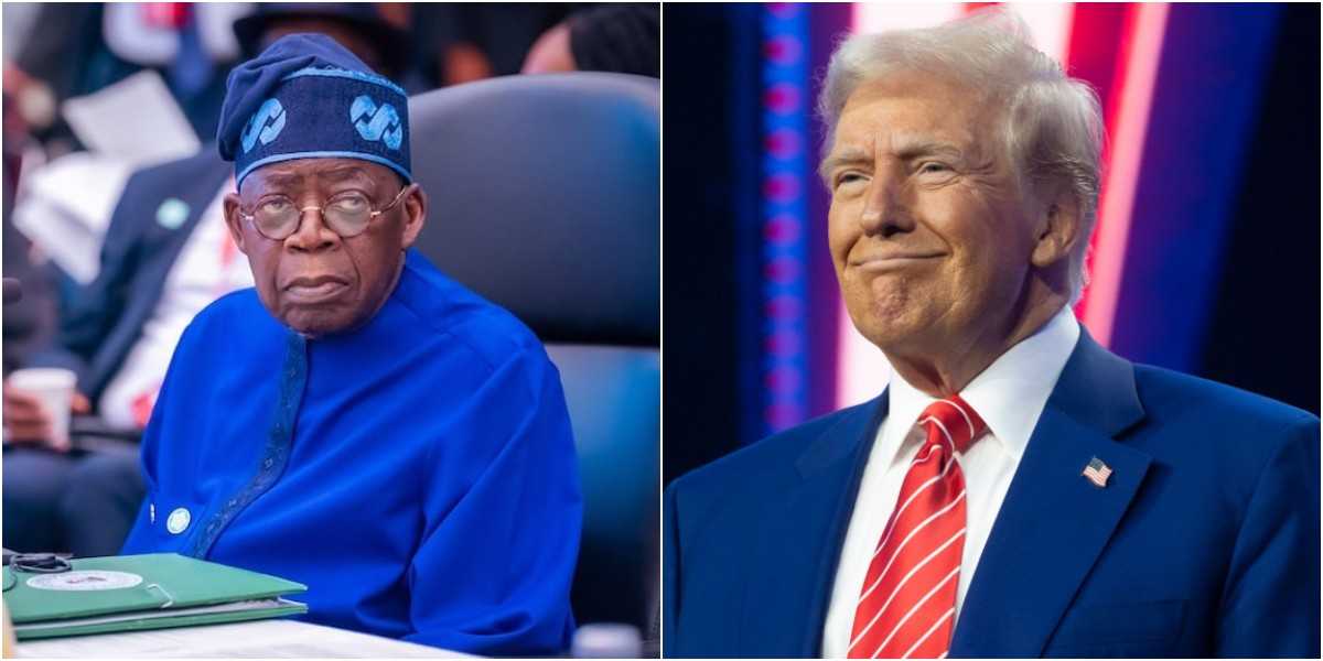 President Bola Ahmed Tinubu and Donald Trump